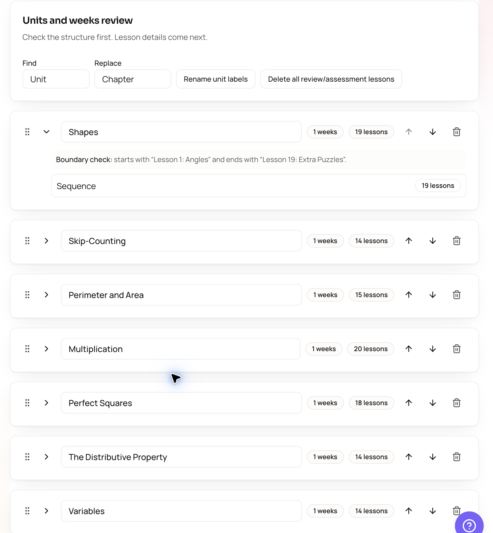 Syllaboo curriculum import structure review